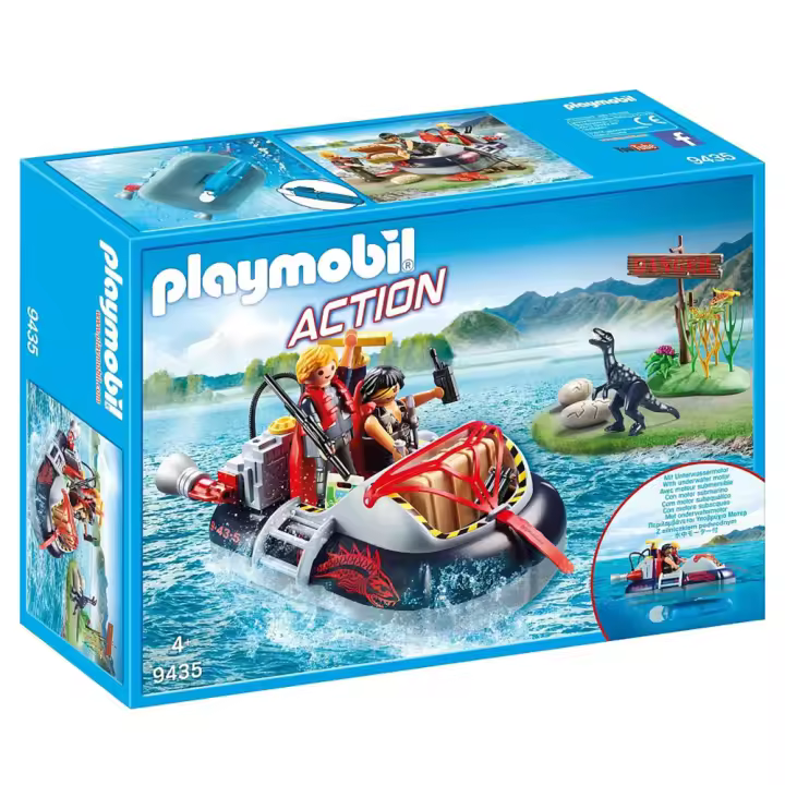 PLAYMOBIL AERODESLIZADOR CON MOTOR SUBMARINO, 9435, TIENDA CON LICENCIA OFICIAL - 1