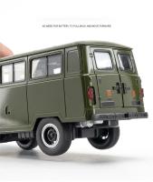Nueva Coleccionable De Automóvil a Escala 1:18 UAZ TRAVELER 452 VÁN Rusa En Aleación Con Sonido Y Luz Vehículo De Juguete Metálico Para Niños - details 6