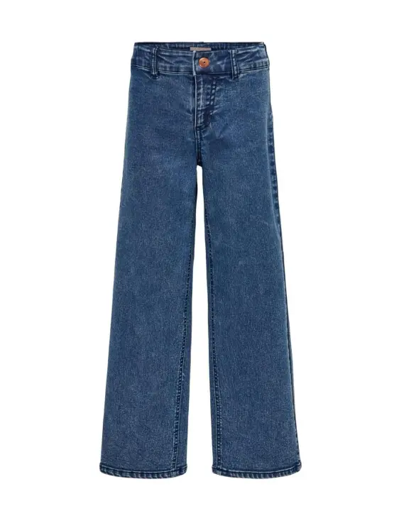 Pantalón vaquero Only Kids Sylvie marino de campana de niña - 1