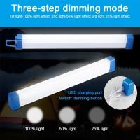 Lámpara LED Recargable Por USB Tubo De Iluminación Emergente Para Camping Luz Magnética Portátil Para Noche Mercado Al Aire Libre Vehículo Strip Duro - details 5