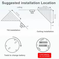 Detector De Fuma ONENUO Tuya WiFi Con Sensor Fotoeletrónico Alarma De Incendio Seguridad Para Casa Y Cocina Compatible Con APP Smart Life - details 8