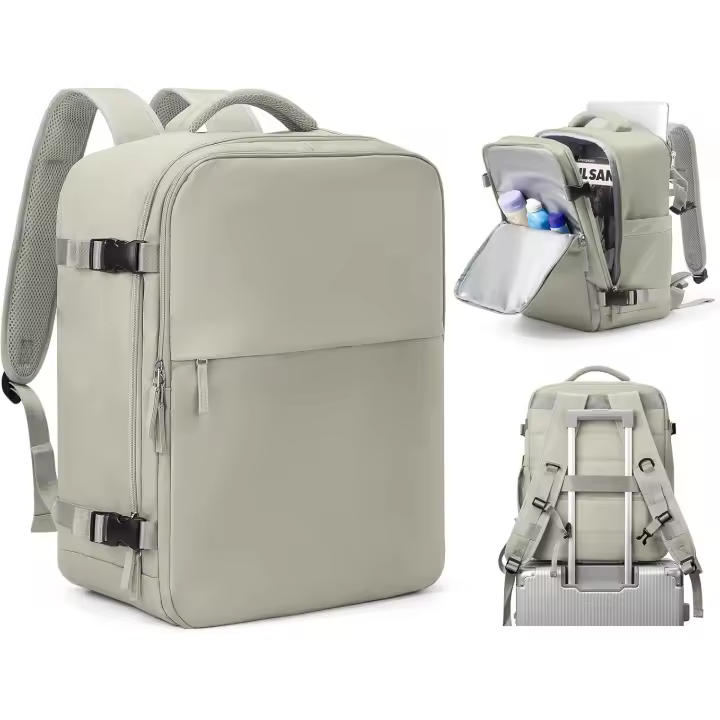 Mochila Viaje Cabina Avion 40x20x25 para Ryanair Maletas de Viaje Cabina Mujer Mochila Equipaje de Mano 45x36x20 Easyjet Travel Backpack Viaje Hombre Mochila Portatil Impermeable - 1