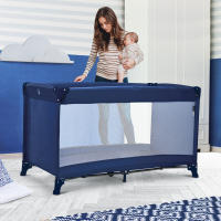 Asalvo Cuna de Viaje Creta para Bebé – Cuna Ligera y Compacta de 120 x 60 cm, Fácil de Montar y Desmontar, Ideal para Viajes y Uso Diario - details 0