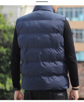 Chaqueta Sin Mangas Para Hombre 5XL Impermeable Cierre De Cremallera Collarín De Invierno Casual Prenda Exterior De Otoño E Invierno - details 5