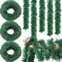 Corona De Hiedra Artificial De 5 Metros Vine De Planta Para Decoración De Casas Bodas Navidad Jardín Exterior Fiesta DIY - details 1
