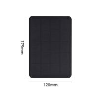 Panel Solar 10W 5V 2en1 Micro USB+Tipo-C Para Cámara De Seguridad Y Sistema De Luz Doméstica Pequeña Panel Solar Exterior Para Carga - details 5