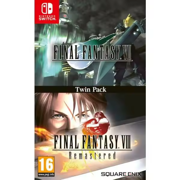 Final Fantasy VII + VIII Remastered Twin Pack - Nintendo Switch - PAL España precintado - Square Enix - 1