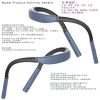 Lámpara colgante de cuello LED, lámpara de lectura con protección ocular, lámpara de mesa, lámpara para correr, lámpara de lectura de cuello, lámpara de belleza, lámpara colgante de cuello - details 2