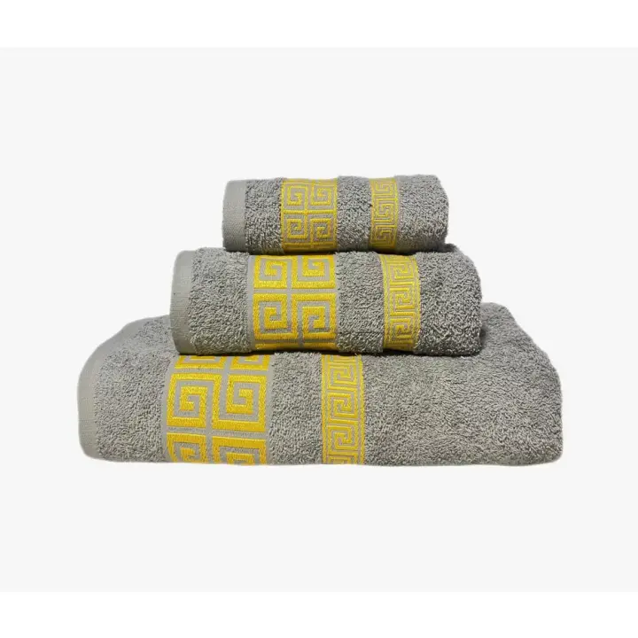 ILOVEHOME - Juego de Toallas de Baño 100% Algodón 450G - Set de 3 Piezas en Colores Variados , Incluye una toalla de tocador (30x50cm), una toalla de lavabo (50x100cm) y una toalla de sábana (100x150cm) - 1