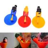 10 unids pollo pájaro gallina agua potable taza de aves corral automático bebedor un - details 2