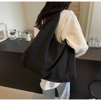 Bolso De Hombro Casual De Nylon Para Mujer Con Compartment Interior Bolsa De Compras Con Cierre De Cremallera Color Sólido Estilo Versátil - details 21