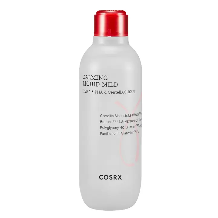 COSRX - CALMING LIQUID MILD (125 ml) – Tónico facial vegano suave y calmante, ideal piel sensible y con brotes - 1