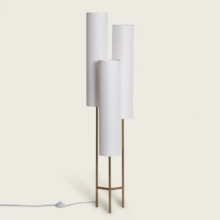 Ledkia Lámpara de Pie Metal Senza Minimalista para Decoración de Interiores - 1
