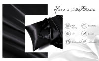 2Pcs Fundas De Almohada De Satén Para Cabello Y Piel Fundas De Almohada De Seda Silken 51x66/76cm Con Cierre Envolvente - details 0