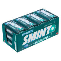 Smint Tin - Caramelos Sin Azúcar con Sabor a Eucalipto, 12 x 35 g Frescor Duradero en Lata Práctica, sin Gluten - details 2