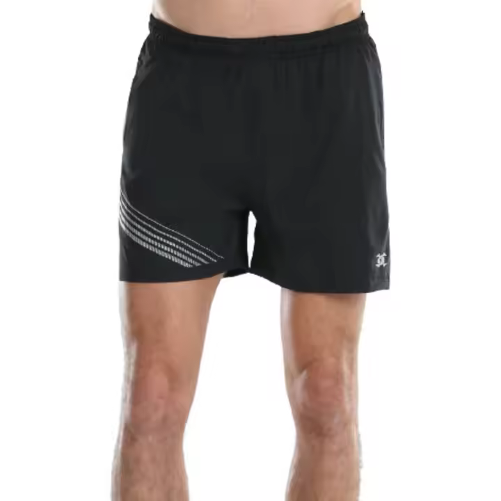 Pantalón corto deportivo John Smith ABINE. Negro. - 1