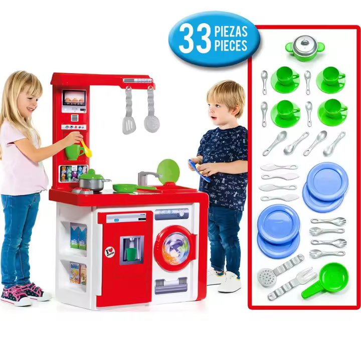MOLTO Cocina de juguete Molto Kitchen + Set acc. cocina - 1