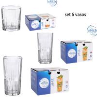 STARLEY- SET 6 VASOS DE AGUA TRANSPARENTE JAZZ - details 0