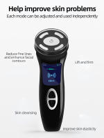 Máquina Facial de ultrasonido 4 en 1, estiramiento firme de la piel, eliminación de arrugas, masajeador Facial de radiofrecuencia, dispositivo de cuidado - details 1