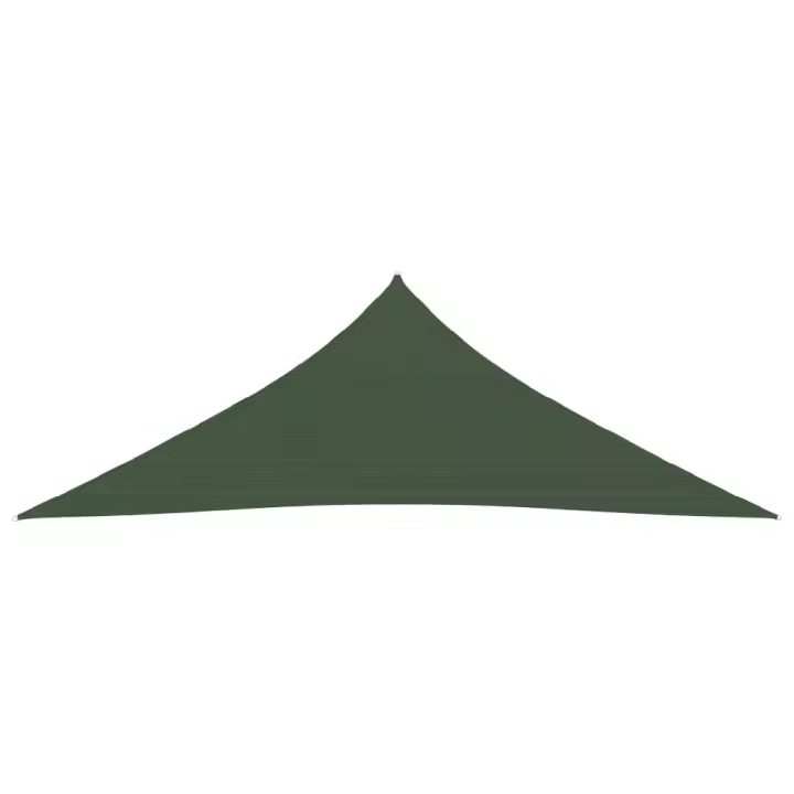 vidaXL TOLDO DE VELA VERDE OSCURO HDPE 160 G/M² 4X4X4 M - 1