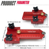 Juego De Guía Para Motosierra Con Extensión Del Corte Fino Herramienta De Carpintería Para Repetir Cortes Estrechos Con Motosierra Router Y Band SAW - details 3