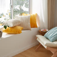 Funda De Cojín Decorativa De Seda Suave Para Sofa Various Colores 30x50 45x45cm 50x50cm Para Sala De Estar Adultos Lavable - details 10