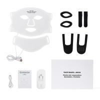 Máscara De Terapia De Luz Roja De Silicona 7 Colores LED Para Rejuvenecimiento Anti-Edad Con Protección Ocular Y Alumbrado Facial - details 17