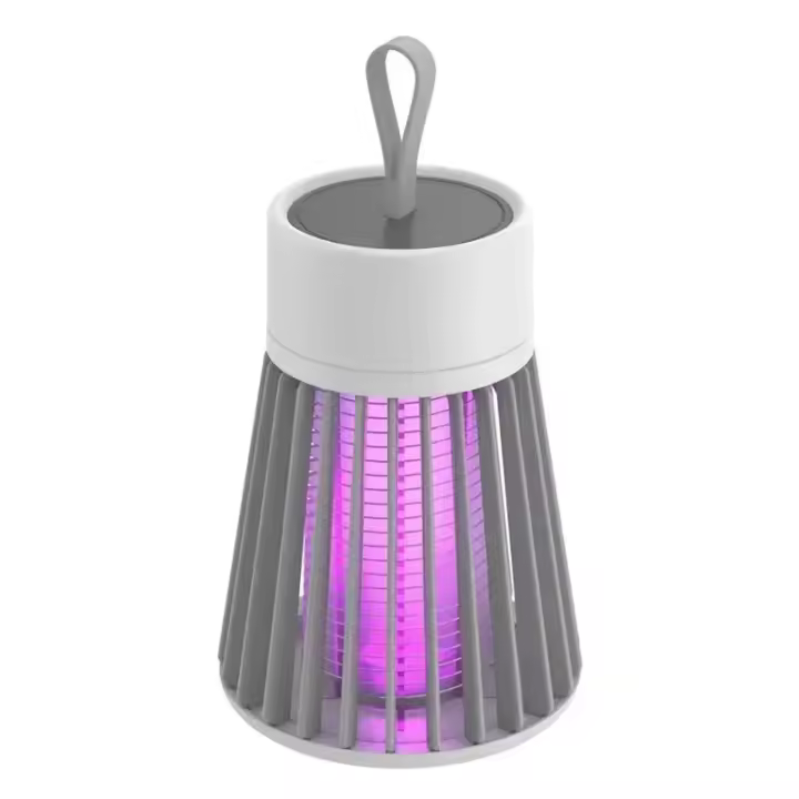 Lampara Asesina De Mosquitos Eléctrica 3000V Recargable Por USB Con Plataforma Plegable Repelente De Mosquitos Y Fly Swatter - 1