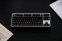 GMK BOW/WOB Keycaps Doble Tirada 114 Teclas PBT Perfil Cherry Layout Alice Blancas Negras Para Teclados Mecánicos 7u - details 4