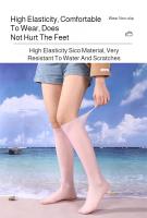 1 Pares De Calcetines De Silicona Suave De Cintura Alta Antifugas Para Playa Zapatillas De Natación Y Diving Sumergibles Para Mujer - details 5