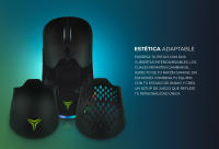 Ratón Gamer YEYIAN Shift 3 en 1 con RGB 6 Efectos | 26000 Dpi | Respuesta 1 Ms | 6 Botones Programables | Batería 600 Ma | USB Tipo C | Cable, Inalámbrico y Bluetooth | Windows 11/Mac OS - details 2