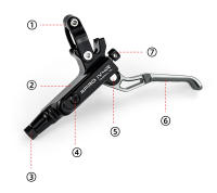 Freno De Disco Hidráulico IIIPRO IV4R Para MTB AM DH 4 Pistones Mineral De Petróleo Técnica CNC 82/145cm Para Bicicletas De Montaña XC De Climber - details 4