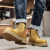 Botas De Moto Para Hombre Alta Corte Invierno Con Cierre De Cremallera Lateral Botas De Lluvia Calientes De Exterior Talla 46 - details 16