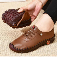 Zapatillas De Mujer En Cuero Casual Vulcánicas Zapatos Planos Confortables Slip on Zapatillas De Mujer Para Comodidad Y Estilo - details 10