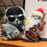 Cojín De Peluche Divertido Y Lindo De Gato 30cm Juguete De Peluche Coleccionable Para Niños Regalo De Cumpleaños O Festividades Estilo Diverso - details 4