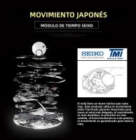 Reloj De Mujer Hannah Martin Con Movimiento Japonés Original Acero Inoxidable Malla Clásico Minimalista Rosado Oro - details 10