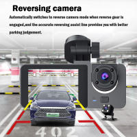 Cámara De Coche 1080P 3Canal DVR Grabadora De Video WIFI APP Visión Nocturna Cámara Frontal Y Trasera Para Carro Accesorios De Coche - details 9