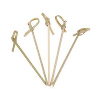 100pcs Palillos De Bambú Desechables Para Cócteles Forks De Fruta Barbecue Decoración De Fiesta Herramienta De Barra Eco-amigable Tamaño 9x0.3x0.3cm - details 27