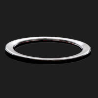 Cubierta De Logo De Volante ABS Cromado Decoración De Paillettes Para Ford Focus 2 3 4 Fiesta Mondeo Ecosport Escape Anillo Marco De Estilo Cromado - details 3
