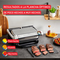 Grill de contacto inteligente Tefal OptiGrill+, resultados perfectos, sin supervisión, 6 programas automáticos, fácil de limpiar, asados saludables, GC718D10 - details 0