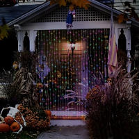 Luces De Cortina LED Con Control Remoto Y USB Para Decoración De Hogar Fiesta Boda Pared Ventana Halloween Navidad - details 5