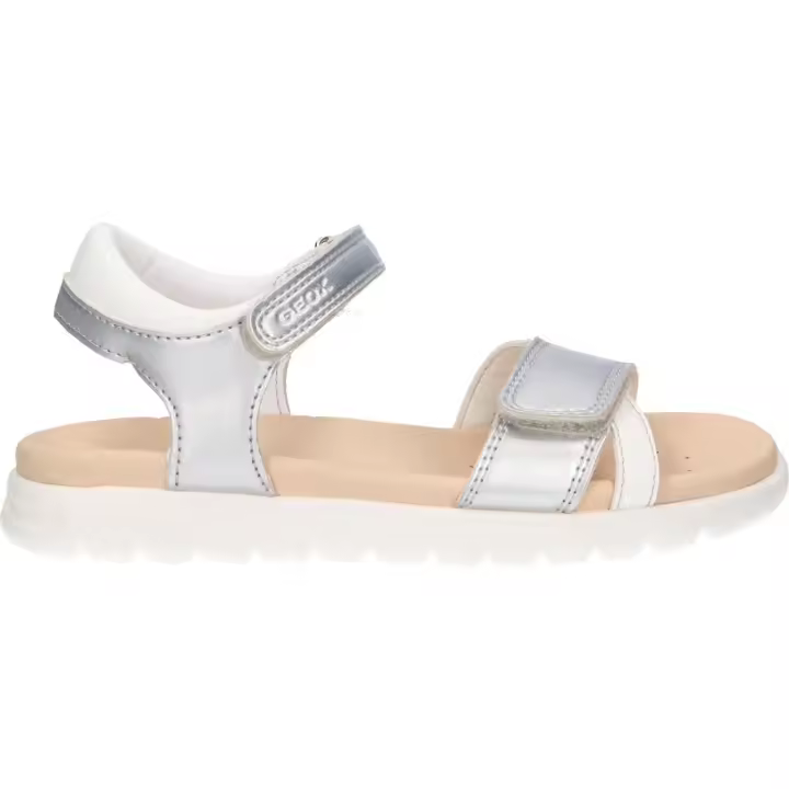 Sandalias de Mujer y Niña GEOX J35GSA 0NFBC J SANDAL SOLEIMA C0434 SILVER-WHITE - 1