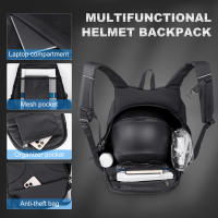Mochila Para Motociclista Impermeable Con Estriado Reflector Bolsa De Almacenamiento De Casco De Motocicleta Para Salidas Y Carreras - details 4
