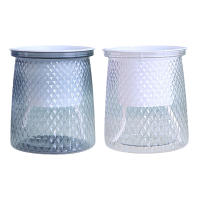 Maceta De Riego Automático Doble Capa Transparente Plástico Vaso De Flores Decoración De Potted Flowerpot Hydroponic - details 5