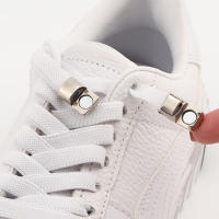 Nuevas Cremalleras Magnéticas Para Zapatos Sin Cordones Elásticas De Estiramiento Planas Para Mujer Hombre Y Niños Zapatillas Casuales Compatible Con AJ AF1 - details 2