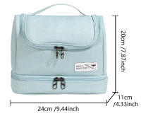 Nueva Bolsa De Maquillaje Para Mujer Organizador De Viaje Oxford Seco Y Húmedo Bolso De Cosméticos Necessaries Estuche De Toallas De Baño - details 10