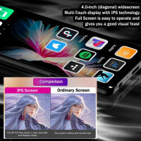 Reproductor De Música Hi-Fi MP3 MP4 Con Pantalla Táctil IPS De 4 Pulgadas Bluetooth Compatible Android 8.1 Altavoz FM Lectura De eBooks Soporte De Memoria Externa - details 4