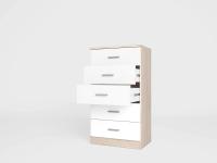 Sinfonier 5 cajones Color Sahara/Blanco Mate 90x50x33 cm - details 2