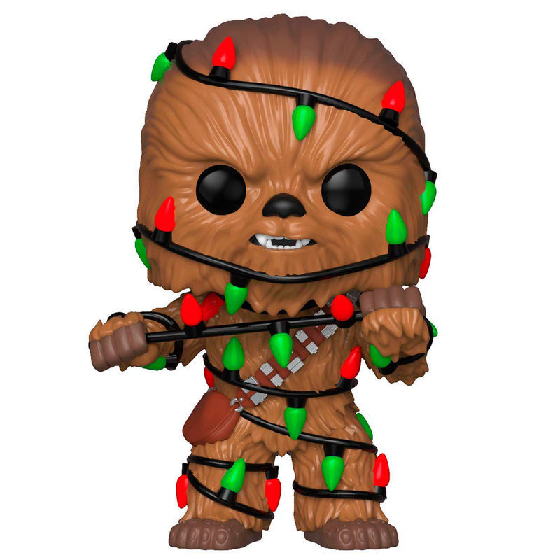 Figura Funko Pop Star Wars Holiday Chewie With Lights-Figura de Vinilo Coleccionable - Idea de Regalo- Mercancia Oficial - Juguetes para Niños y Adultos - Movies Fans - Muñeco para Coleccionistas y Exposición