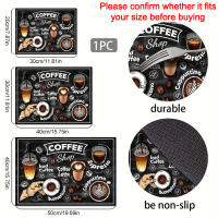1pc Alfombra De Café Creativa Con Patrón Para Encimera De Cocina Absorción Rápida De Agua Para Utensilios Drenaje Para Escritorio Material De Arcilla De Diatomita - details 2